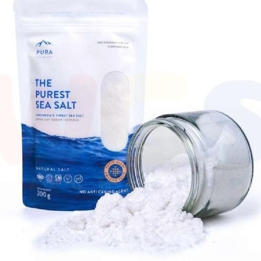 

Pura Purest Natural Fine Sea No Gmo Gluten Free 300G - Garam Laut