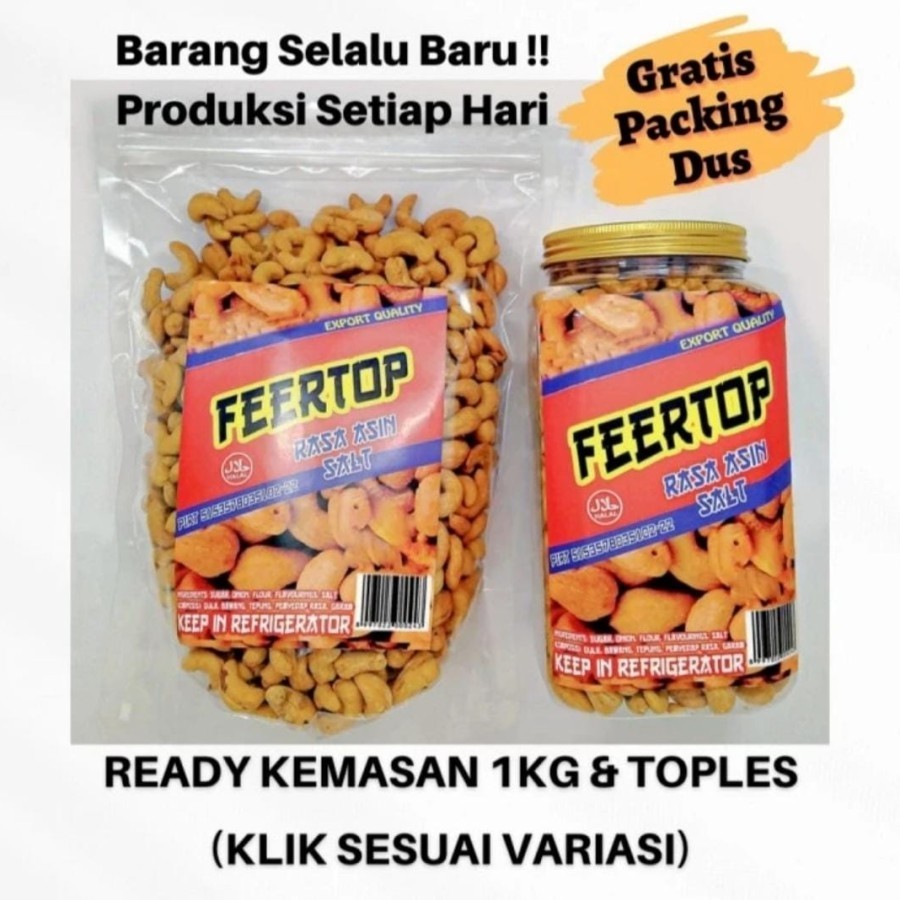 

Kacang Mente Goreng Kacang Mede Goreng 1kg - PLASTIK 1KG