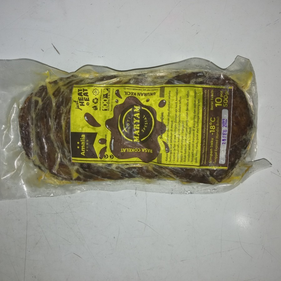 

Roti Maryam Cokelat isi 10