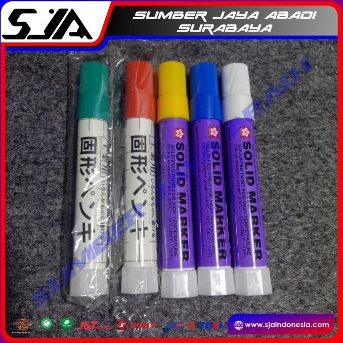 

SOLID STEEL MARKER/SPIDOL PENANDA BESI BAJA PERMANEN SAKURA PER DOZ