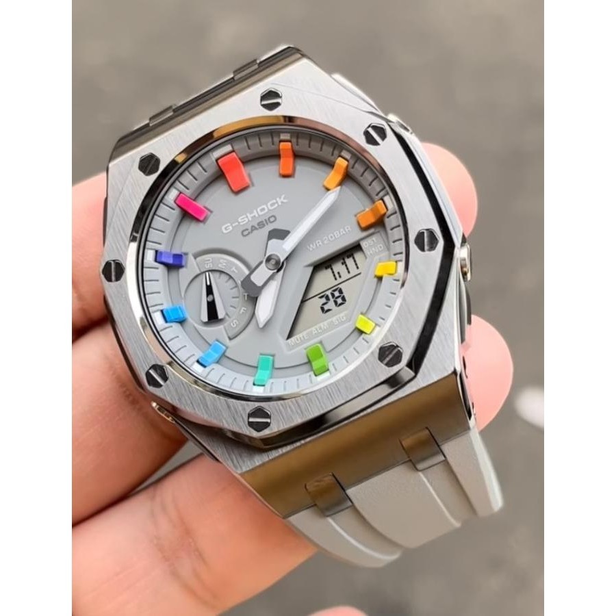 [Promo] G-Shock Ga-2100 Custom Oak Rubber Original