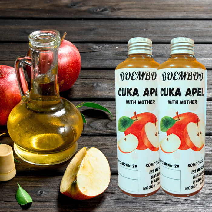 

CUKA APEL WITH MOTHER 250 ML Apple Cider Vinegar - UNTUK MENGURANGI ASAM URAT DAN KOLESTEROL - Diet