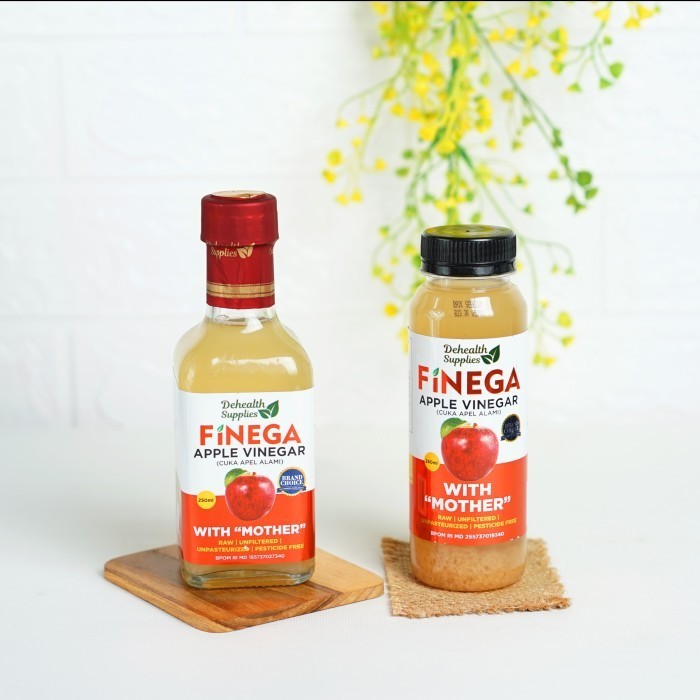 

Dehealth Supplies Finega Apple Vinegar With Mother 250ml K02
