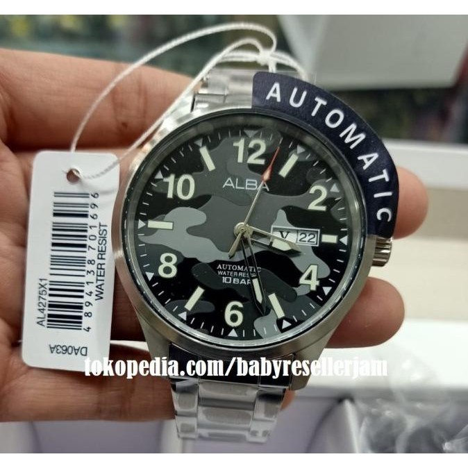 [Garansi] Jam Tangan Alba Men Automatic Al4275 Al4275X1 Original