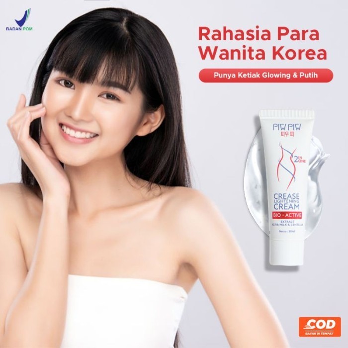 Pemutih Selangkangan Ketiak PiwPiw Crease Lightening Cream Piw
