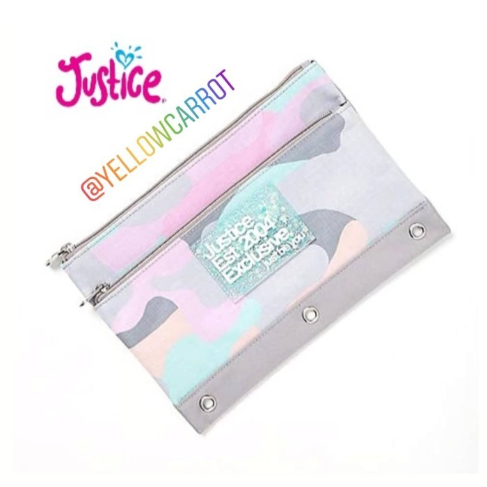 

TEMPAT PENSIL ANAK PEREMPUAN ORIGINAL JUSTICE PASTEL CAMO PENCIL CASE