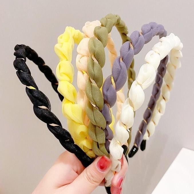 

Bando Rambut Korea Manis Fashion Jala Rambut Putar Untuk Wanita Gadis ZS01