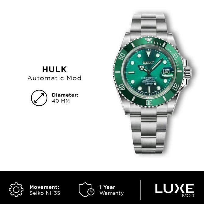 [New] Seiko Submariner Hulk Nh35