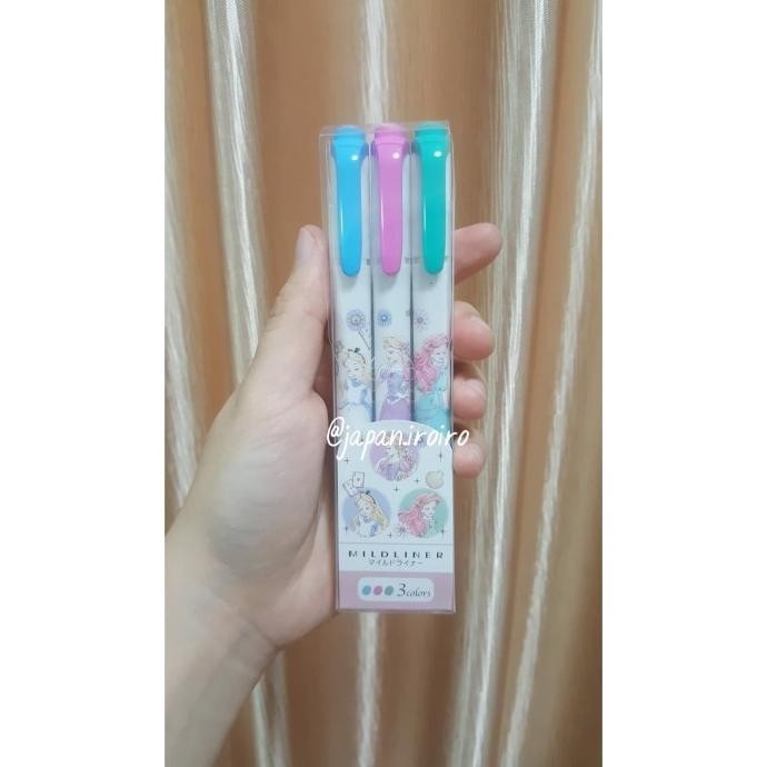 

BEBAS ONGKIR - Mildliner Karakter Disney Princess baru isi 3 0.5 mm