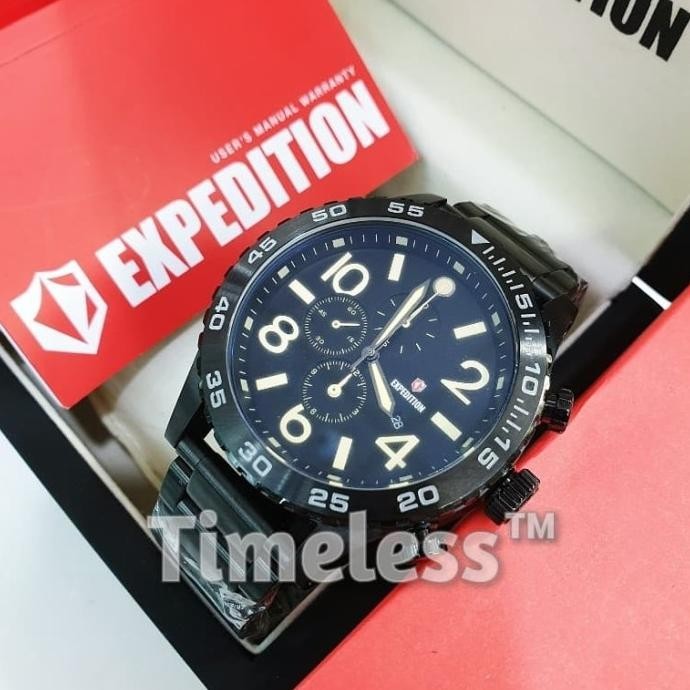 [New] Jam Tangan Pria Expedition E 6387 M Black