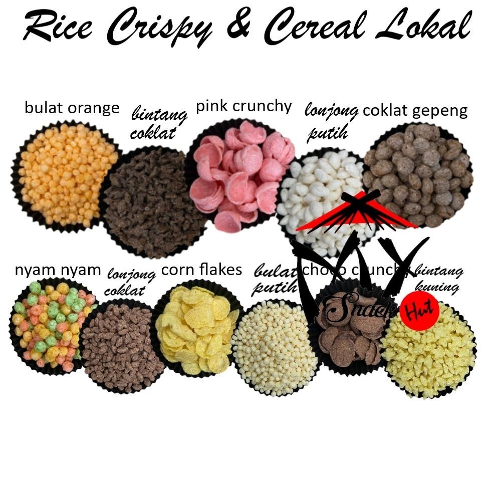 

PROMO RICE CRISPY 100GR - BERAS KRISPI BUBBLE CRUMB NYAM NYAM CORN FLAKE CORNFLAKES COKLAT BULAT CHOCO CRUNCHY