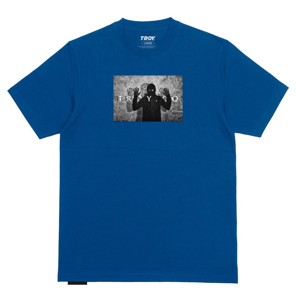 Troy Company Tshirt Royal Blue Thief Surrender - Kaos Biru Benhur Lengan Pendek MTD 2277
