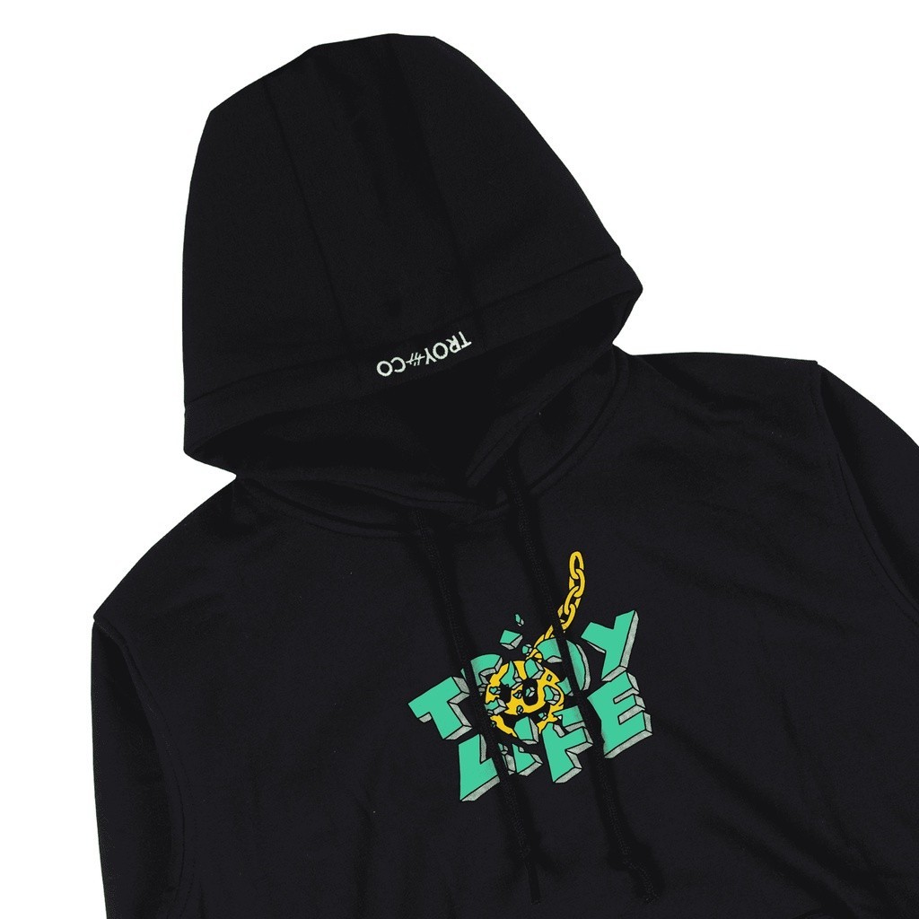 Troy Company Hoodie Hitam KH 252