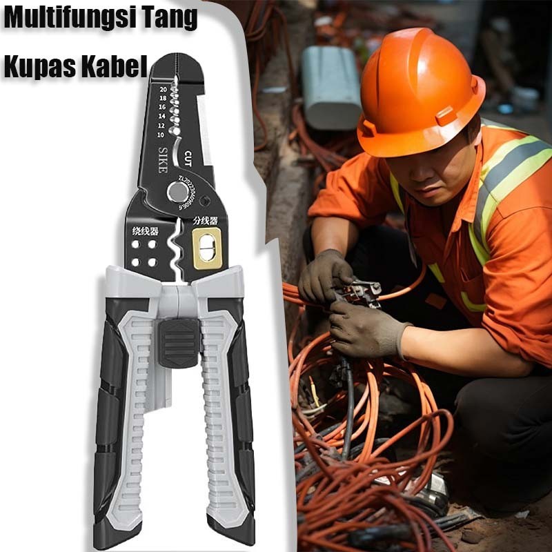Alat Kupas Kabel Tang Tukang Listrik Multifungsi Pemotong Kabel Listrik Kupas Kabel Alat Potong Besi