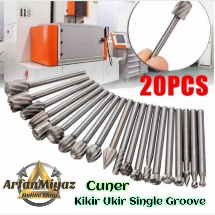 Mata Bor Kikir Ukir Kayu Mini Grinder Set 20 Pcs