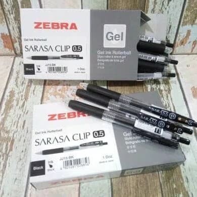 

NEW!! PULPEN SARASA ZEBRA LT 0.5 HITAM/ PACK