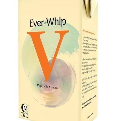 

Ever Whip Everwhip Whipping Cream V Vanilla Non Dairy 1030