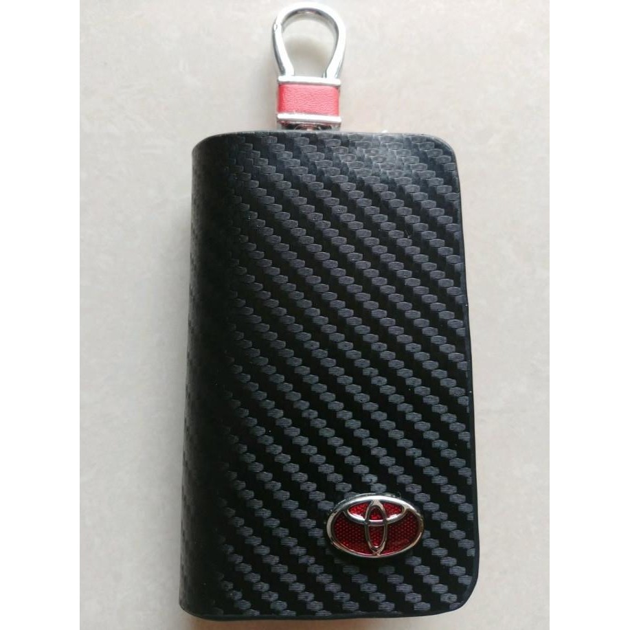 Dompet Stnk Mobil Carbon Logo Toyota