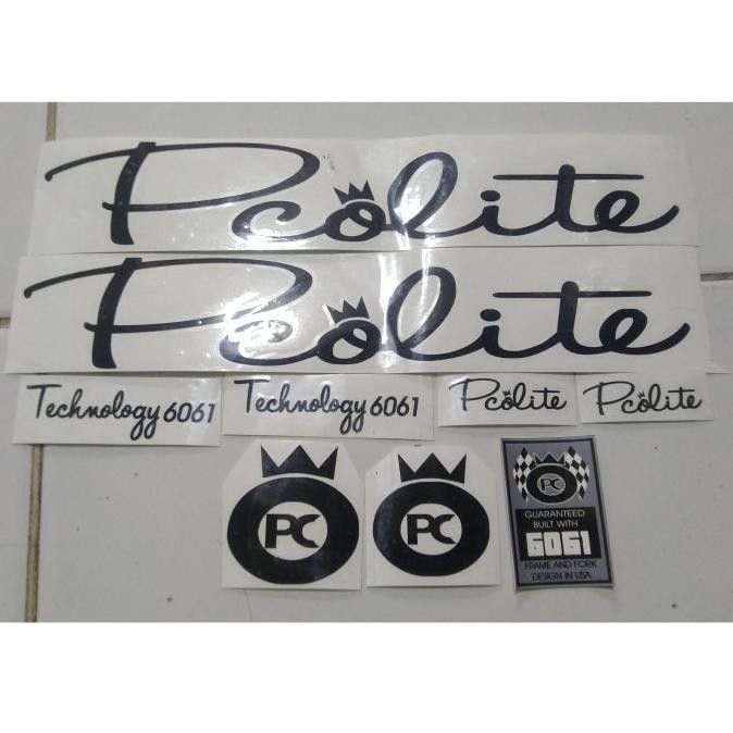 Decal Decals Sticker Stiker Frame Pcolite Fixie