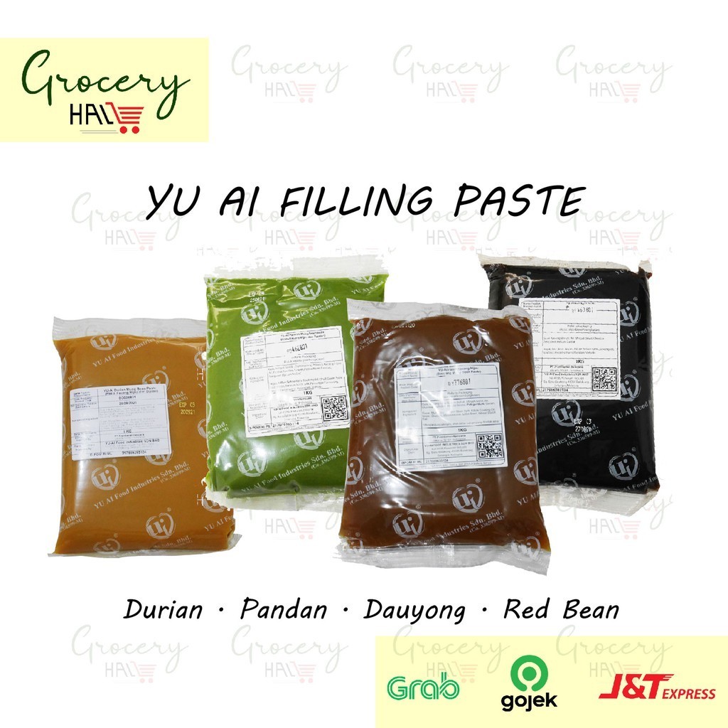 

YU-AI FILLING PASTE / PASTA ISIAN ROTI 1 KG ( ISIAN KUE BULAN YUAI )