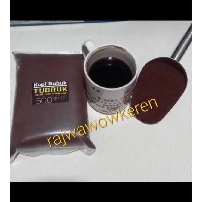 

Murah Meriah Kopi TUBRUK SEJATI Asli 500gram, murni kopi bubuk mantap, halus Terlaris