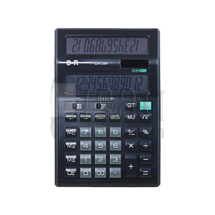 

D-R CH299 KALKULATOR 2 LAYAR 12 DIGIT