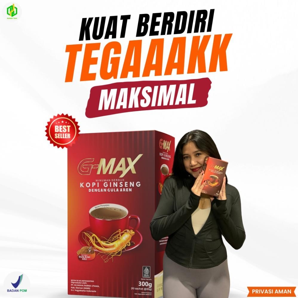 

aq-54 KOPI G-MAX Minuman Penambah Stamina Tahan Lama Pria Dewasa Extra Gingseng Original BPOM Awet Bersama Pasangan Hemat