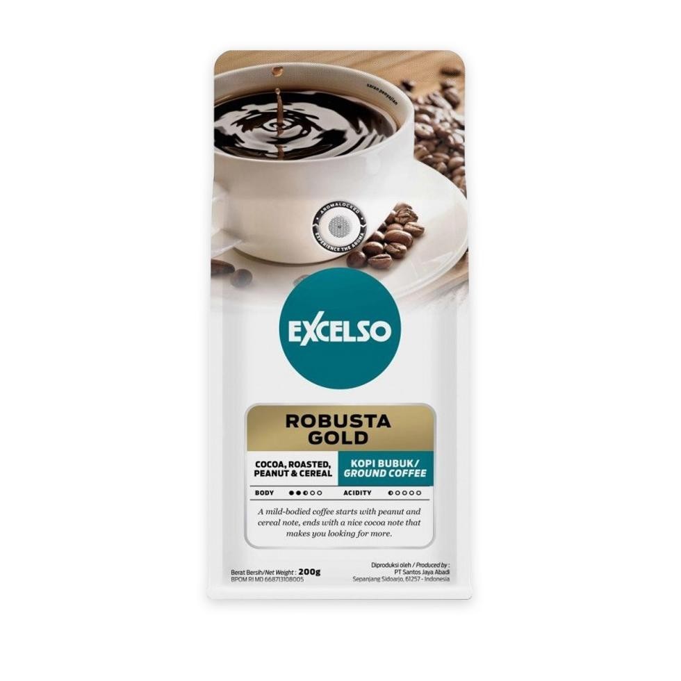 

Promo! Excelso Kopi Robusta Gold Bubuk 200G Viral