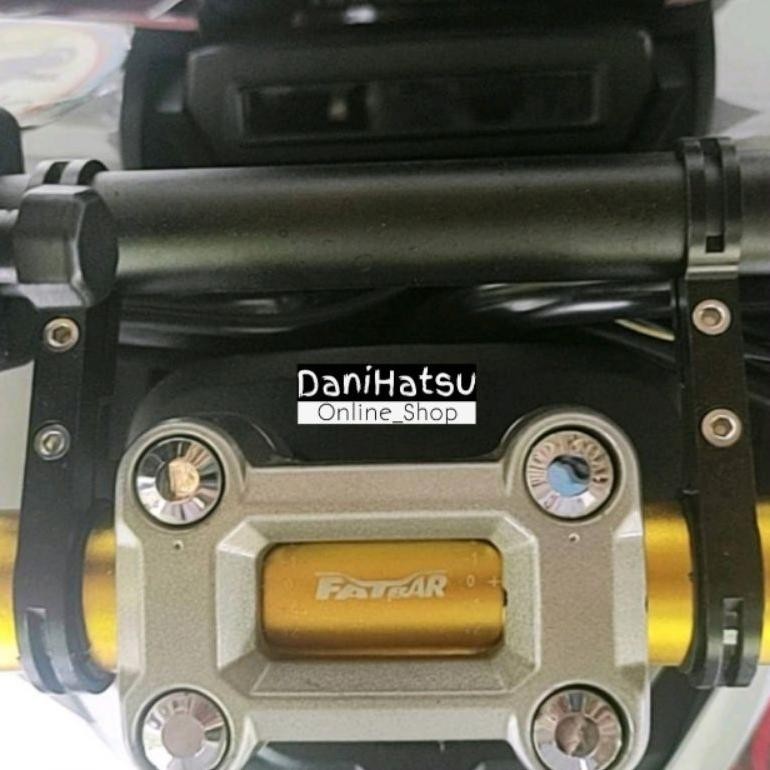 TERLARIS Danimoto Peninggi Holder HP Botol Minum Untuk Motor stang bulat New old Pcx Adv BEAT STREET