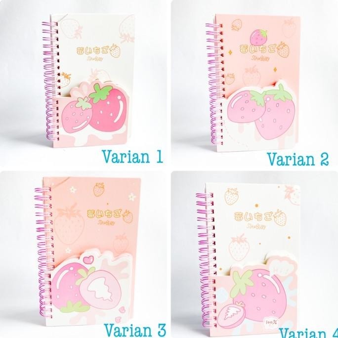 

notes lucu strawberry