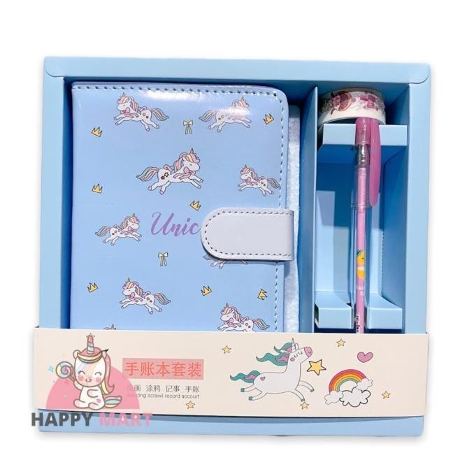 

Buku notes (planner) unicorn super premium set