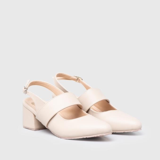 Adorable Projects - Starky Heels Ivory - Sepatu Wanita