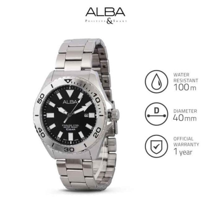 Jam Tangan Alba Pria Sport Ah9019X1 Original Bergaransi / #Asliori