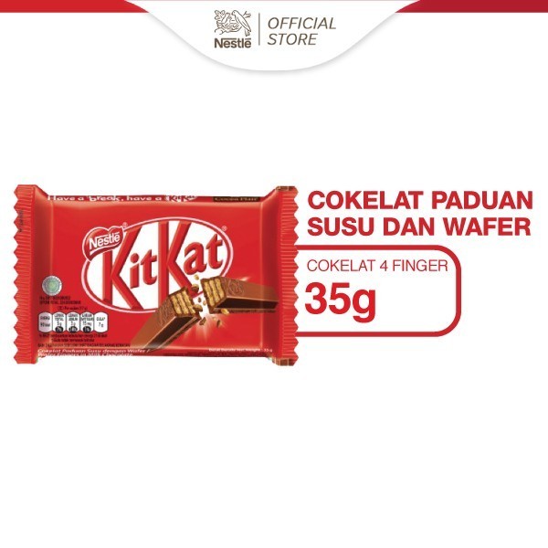 

Ready KITKAT Coklat Wafer 4F Original 35g (1 Box isi 24 pcs)