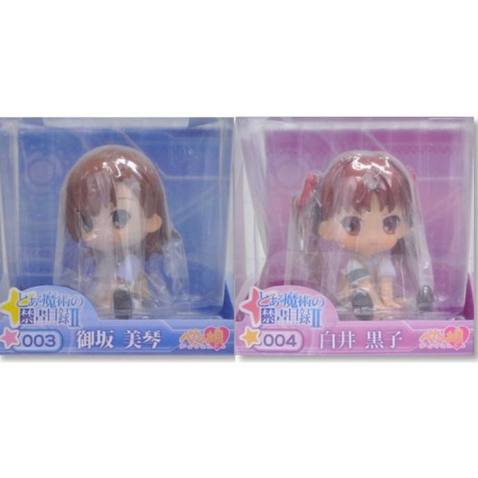 Nendoroid Petanko SET Mikoto Misaka 003 & Kuroko Shirai 004