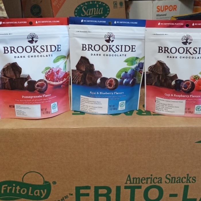 

Ready brookside dark chocolate 198 gram