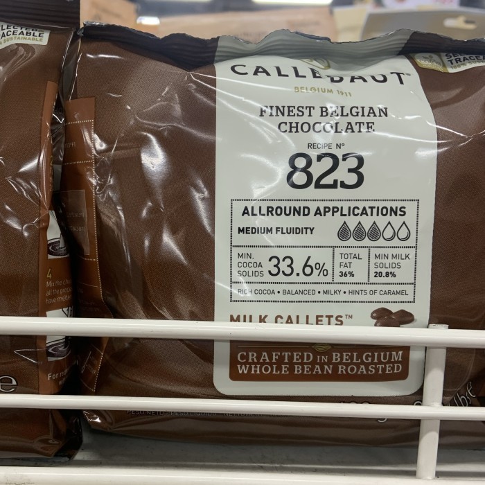

Ready callebaut finest belgian coklat milk callets 400gr