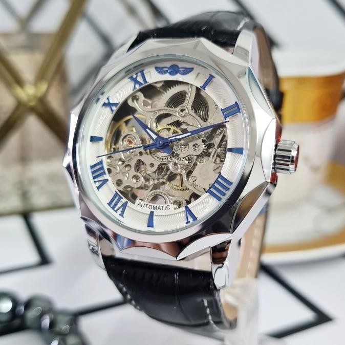 Jam Tangan Pria Original T-Winner Paladin Automatic Otomatis Skeleton