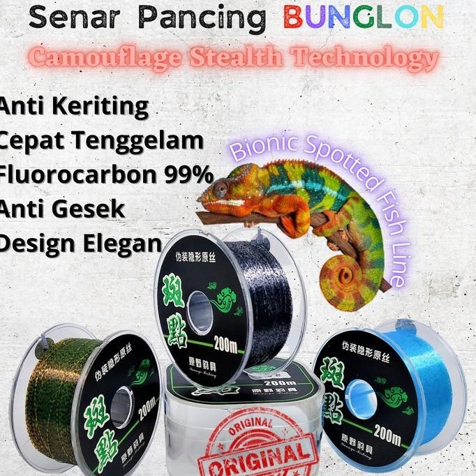 Benang Senar Pancing Anti Keriting fluorocarbon Super kuat Merk Luya