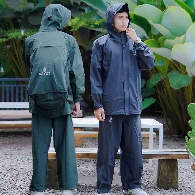 Jas Hujan Backpack Jumbo Dewasa Pria Wanita Mantel Jas Hujan Original