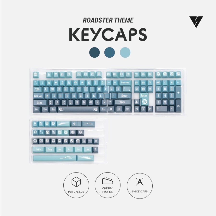 VortexSeries Keycaps Set - ROADSTER THEME Vortex