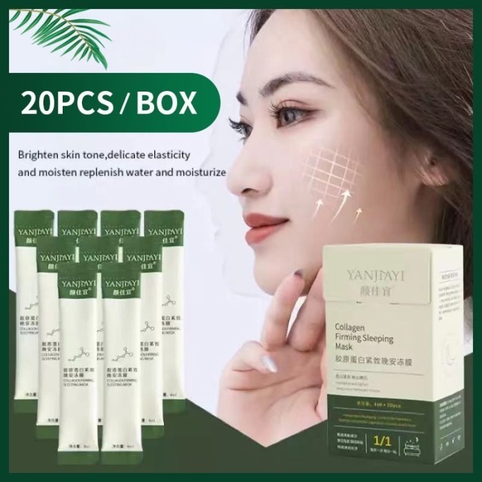 YANJIAYI Collagen Firming Sleeping Mask Shrink Pores Moisturizing K02