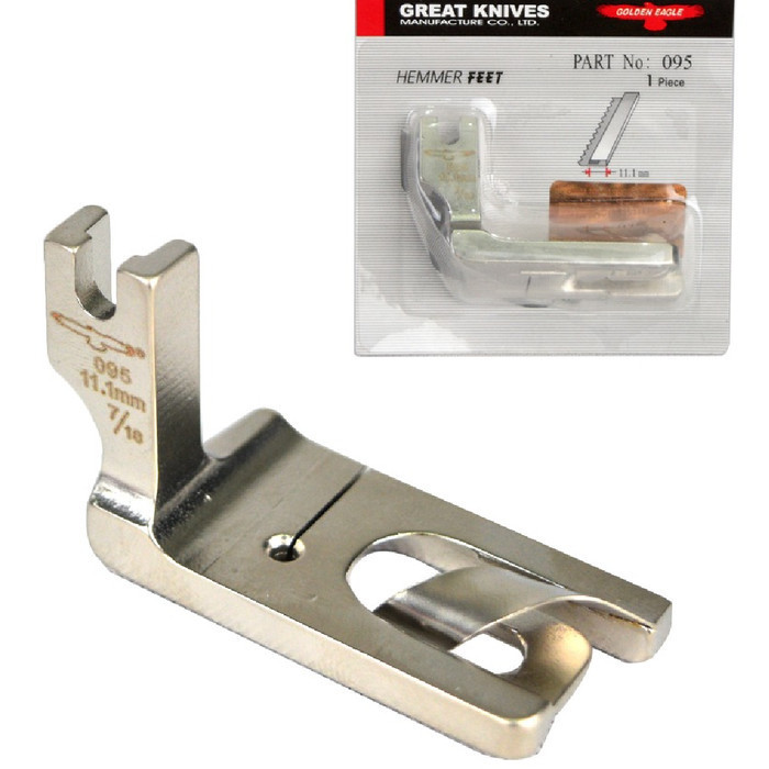 

Terlaris Sepatu Lilit - Kelim 11.1 mm - Hemmer Foot Mesin Jahit Industri No. 95 SALE