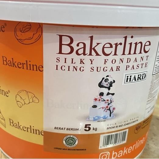 

Bakerline Silky Fondant 5Kg Pail White Putih Icing Fondant