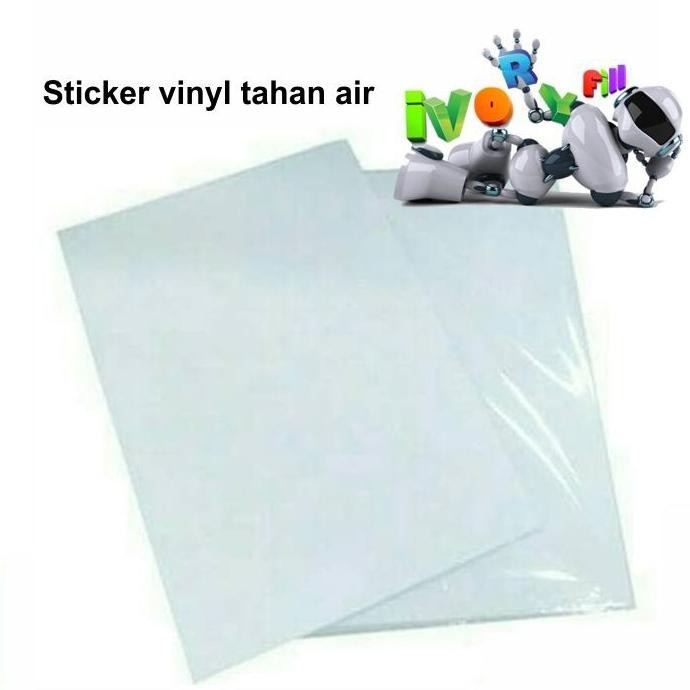 

TGH kertas sticker stiker glossy tahan air vinyl bisa cetak di semua printer tinta dan printer TERLARIS