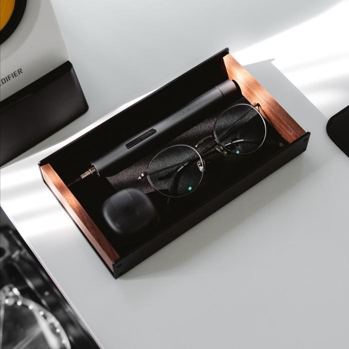 

Easee Wooden Catchall Tray Premium / Wood Desk Organizer / Kotak Penyimpanan Aksesoris