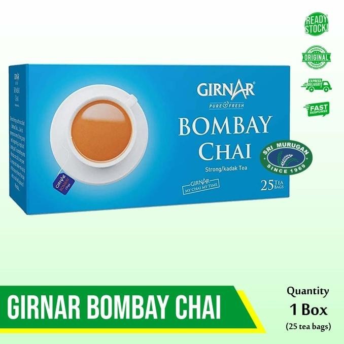 

GIRNAR BOMBAY CHAI 25 TEA BAGS [50G]