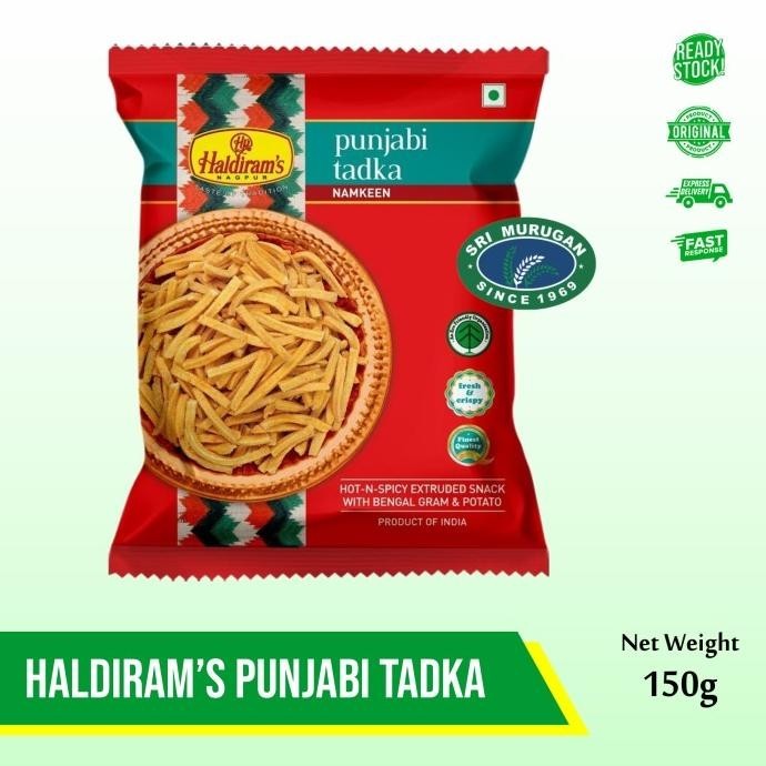 

HALDIRAMS PUNJABI TADKA 150 GM