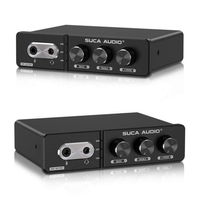 Suca Audio Dac-Q4 Pro Usb-Dac, Dac & Headset Amplifier For Gamers  Ready