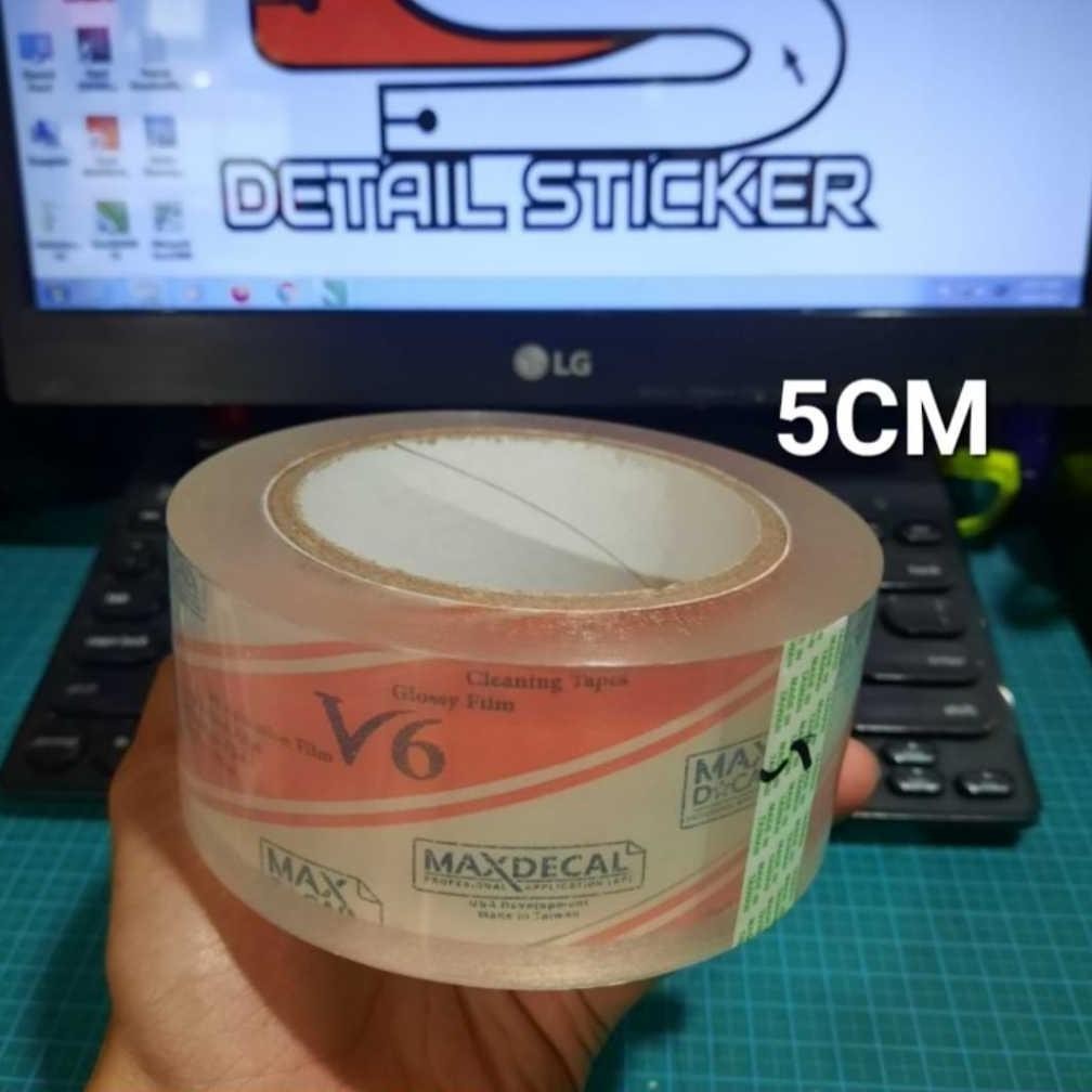 

TGH 5CM Masking Tape MAXDECAL Transfer Tape Laminasi Cutting Sticker Maxdecal 5CM TERLARIS